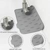 Kitchen Silicone Faucet Mat Absorbent Mat Sink Splash Guard Drain Pad Double Sided Use Bathroom Sink Countertop Protector Mat