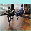 Lucky 13 Vollbewegliche Puppe 3D-gedruckt 3. Generation Dummy-Spielzeug mit 4 Waffen 3 Handtypen Rot Schwarz
