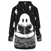 Women's Casual Long Sleeve Halloween Print Hoodie Pullover for Holiday Party