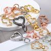 5pcs Pet Dog Buckles Connector Openable Metal Sping Clasp Star Heart Cat Flower Ring Carabiner Keychain Bag DIY Jewelry Findings