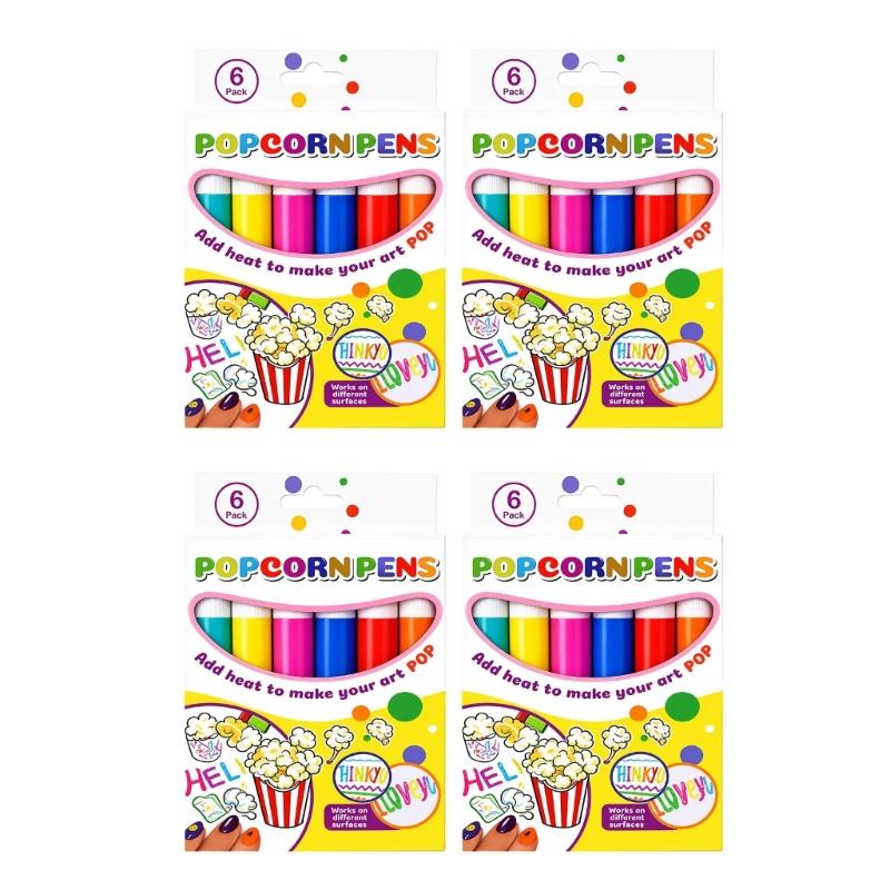 3D Bubble Craft Pen Puff Paint Pen for DIY Crafts and Card Decoration, Bubble Effect Puff Pen for Creative Projects