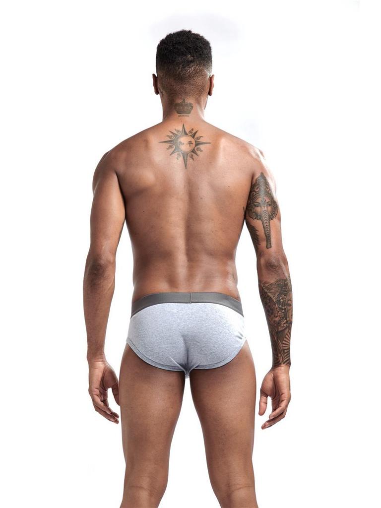 JOCKMAIL Men's Low Rise Combed Cotton Jockstrap Briefs with U-Pouch