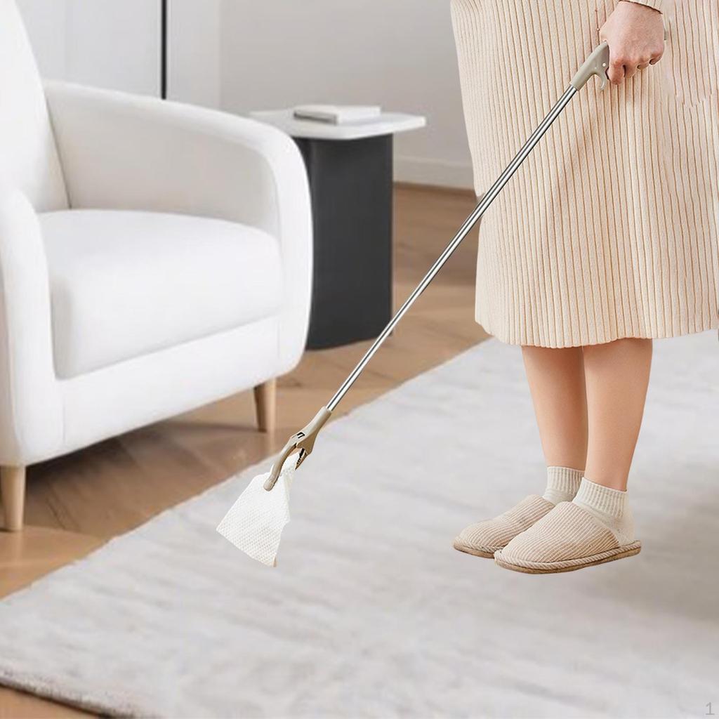 Grabber Reacher Tool Clothes Hook Pole Hanging Anti Slip Garbage Trash Picker Pickup for