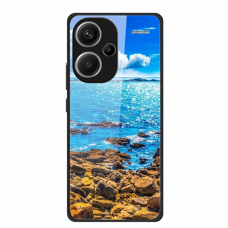 For Redmi Note 13 Pro Plus 5G Case Tempered Glass Hard Back Covers for Redmi Note 13 Pro 5G  Note 13 Pro+  13 Luxury Cover Coque