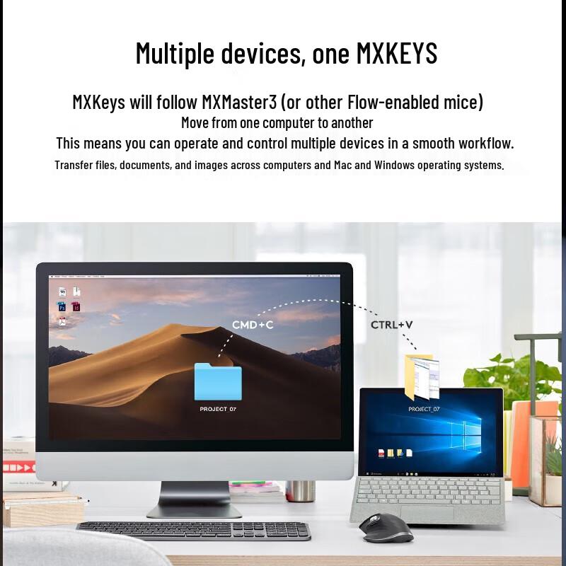 Logitech MX Keys Wireless Bluetooth Keyboard