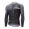 Mens Windproof Fleece Cycling Set Long Sleeve Bib Pants Thermal Jacket Road Bike Riding