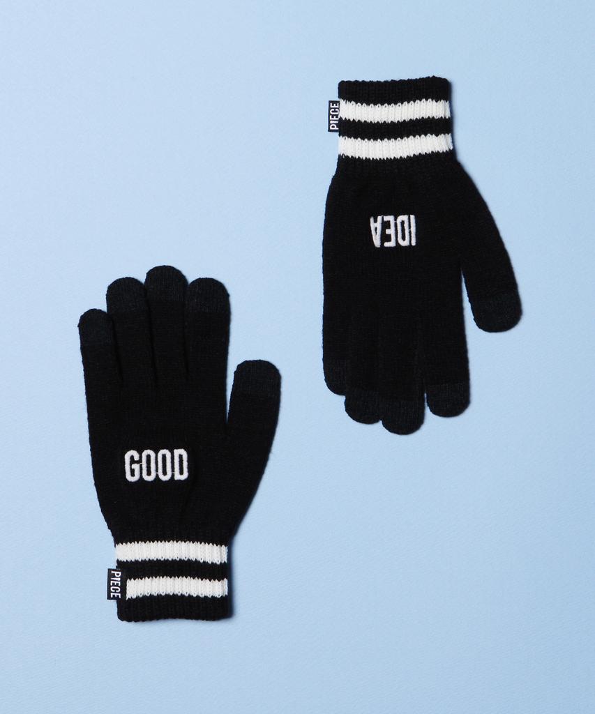PEACE MAKER [Set] Mohair Watch Cap W + Good Idea Smart Glove Qs