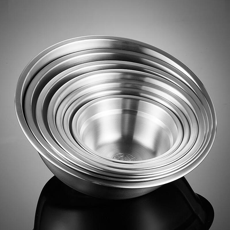 304 Stainless Steel Thickened Soup Bowl Set