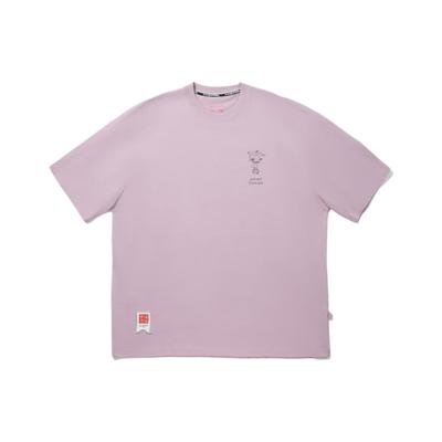 Li Ning X Henry Jones Artist Collaboration Letter Print Round Neck Versatile Breathable Casual Short Sleeve T-Shirt Unisex T-Shirt AHSV425-2