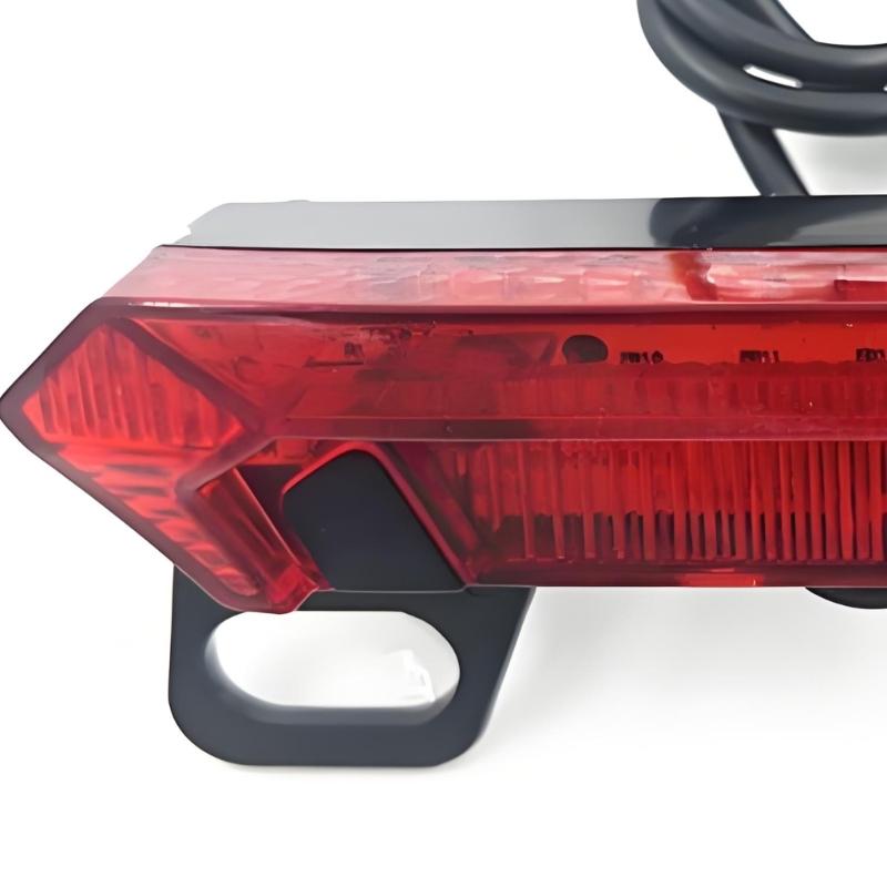 Rower Elektryczny Tylna Lampa Ostrzegawcza Wodoodporna LED Część do Motocykli Skuterów Łatwa Instalacja
