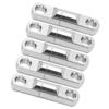 5pcs Set Stainless Steel Column Type 360 Degrees  Rotary Bearing Swivels Fishing Swivels Hook Connector6#