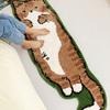 Cartoon Cat Rug Luxury Comfort Imitation Cashmere Non-Slip Absorbent Entrance Doormat Home Decor Fun Floor Accent Floor Mat