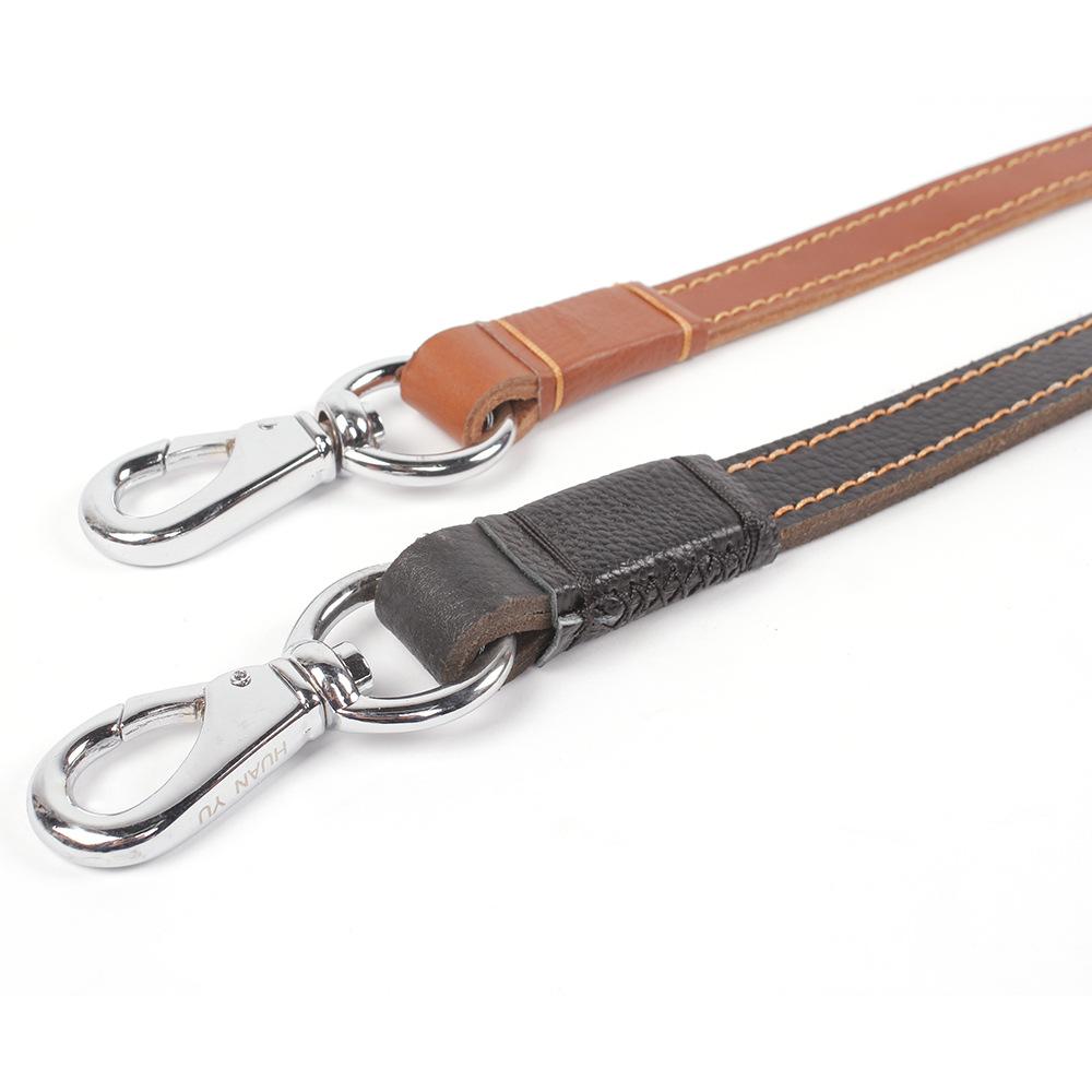 Neue Rindslederleine Kopfschicht Rindsleder Handknoten Hundeleine Outdoor Echtes Leder Hundeleine