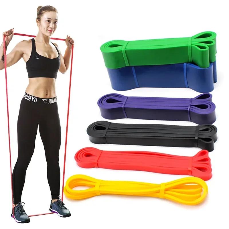 Latex Resistance Band Exercise Elastic Band For Sport Strength Pull Up Assist Band Heavy Duty Fitness Equipment