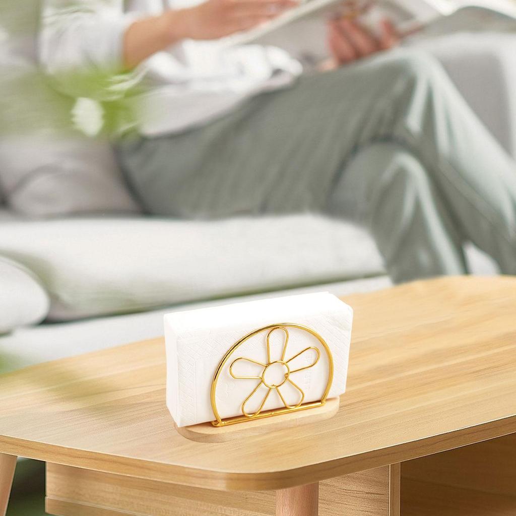 Napkin Holder with Metal Wire Napkin Storage Box for Countertop Home Kitchen