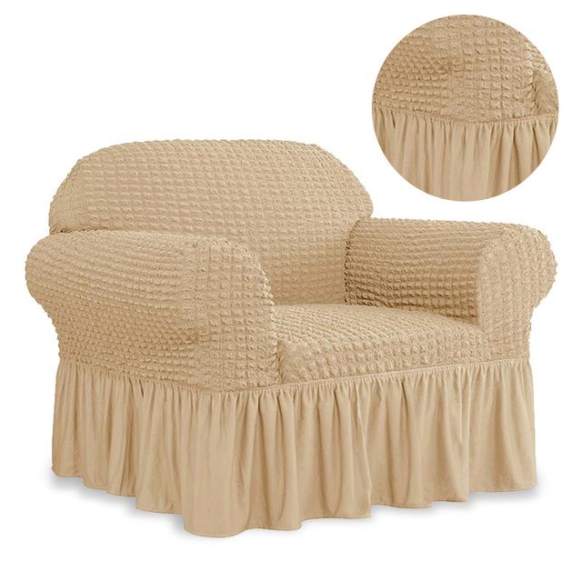 

Чехол на кресло в европейском стиле на 1 место с юбкой, эластичный чехол для дивана для гостиной, эластичный чехол для углового дивана, дивана 75-120cm