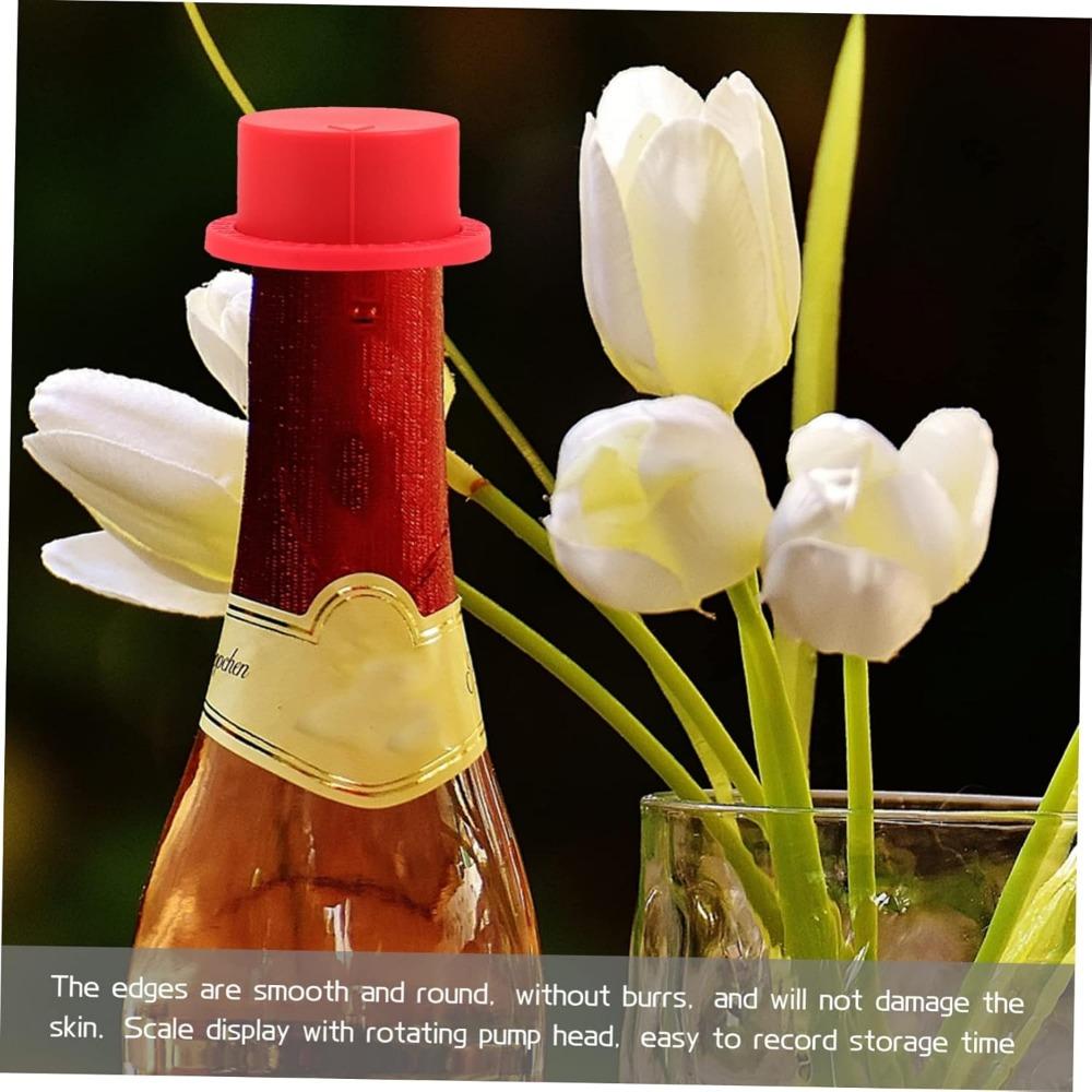 Press Type Inflatable Soda Cap, Beverage Bottle Cap, Glass Bottle Stopper, Pump Cap, Bottle Sealing Stopper, Wine Saver