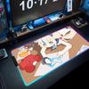 Sameko Saba Mouse Pad RGB Gaming Mousepad Big LED Pad PC Desk Mat Luminous Mouse Pad Large Keyboard Mats Table Rug With Backlit