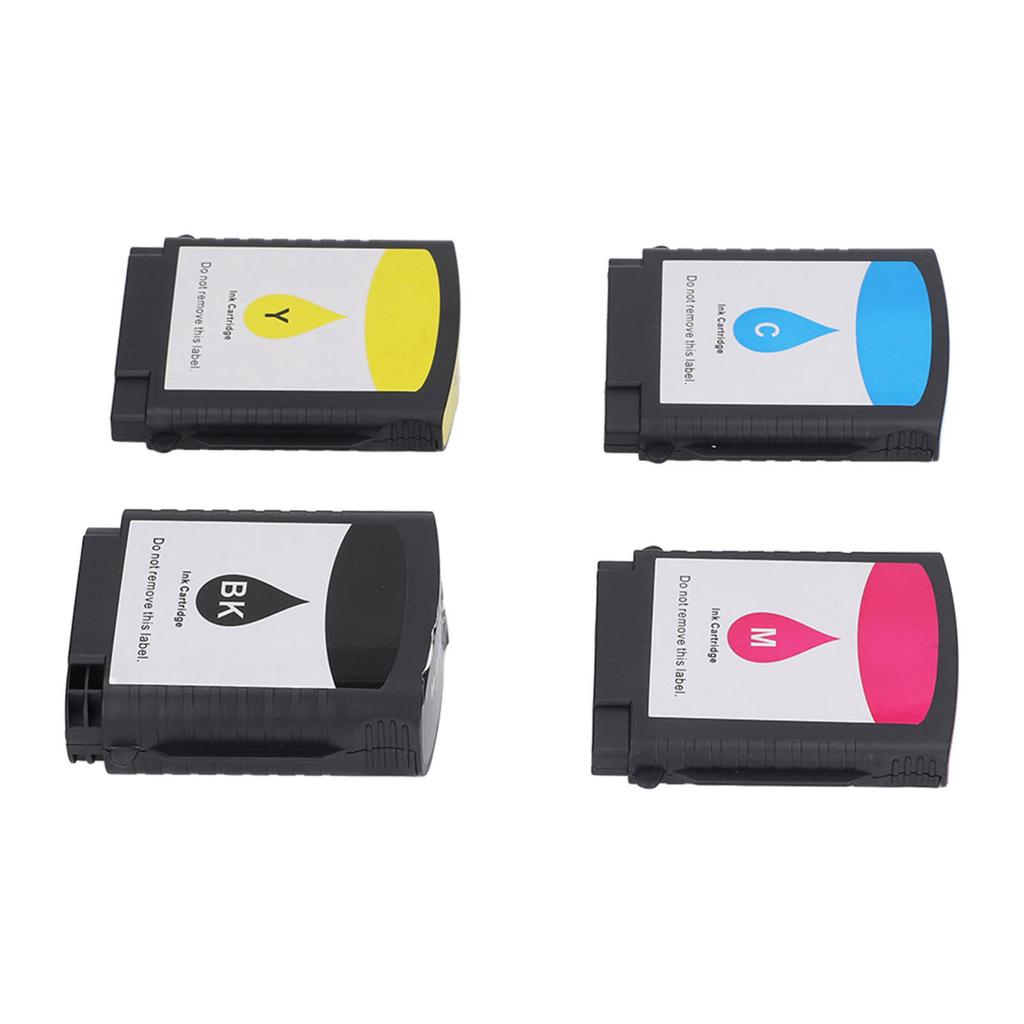 4 Pcs Ink Cartridge Black Color Combo Set BK C M Y Printer Ink Cartridge Replacement for Officejet Pro 8000 8500 8500A