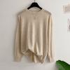 Honey J Women Hamyulon Cashmere Loose Fit Solid Wool Long Sleeve Knit 10 Colors