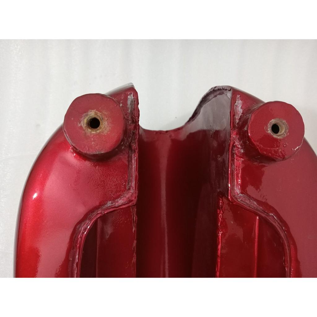 Fit For Petrol Fuel Gas Tank With Cap Triumph T120 Cherry & Silver Painted Steel