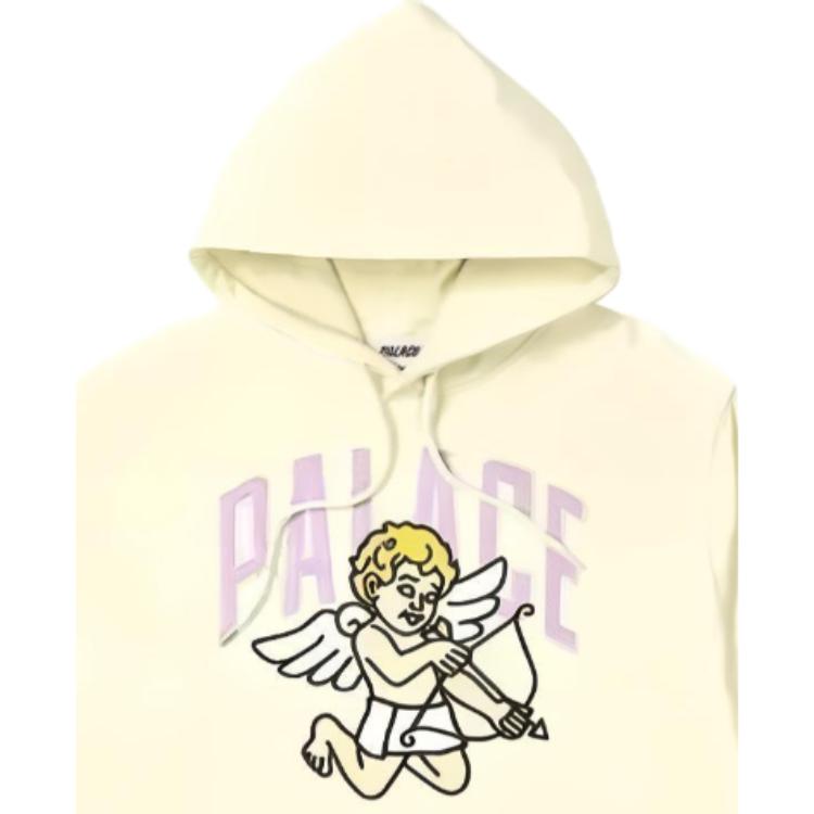 Palace SS23 Spring Summer Series Cupid Print Hoodie Men Tops Pale-Yellow PLA-SS23-277