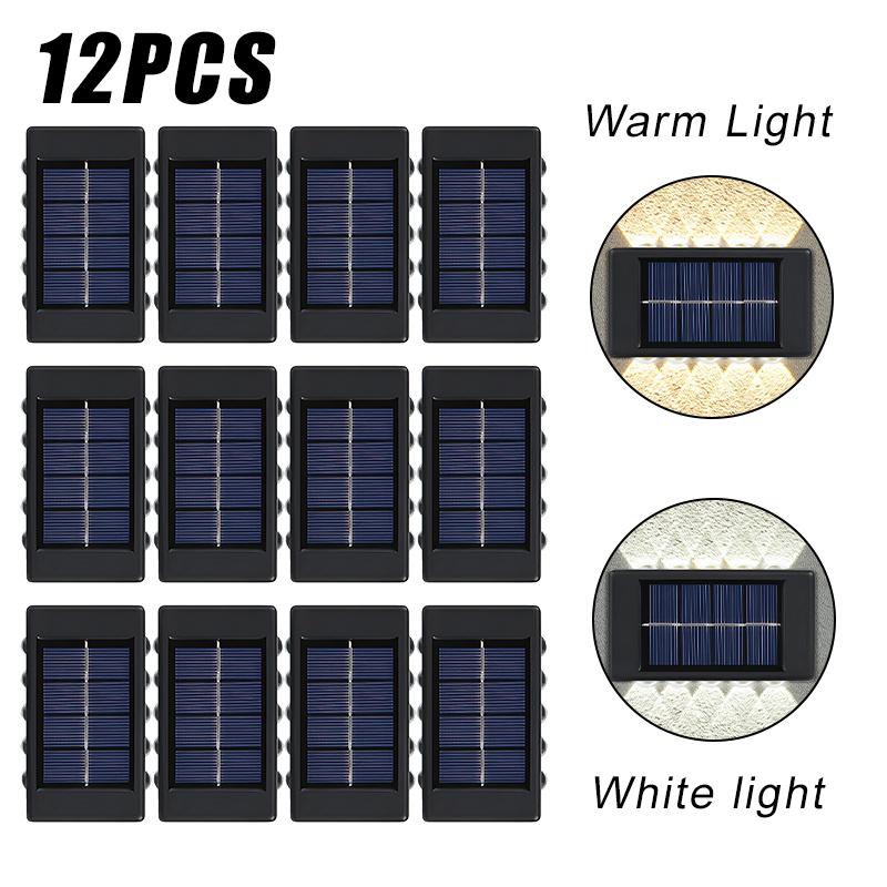 1-16PCS Solar Lamp Outdoor LED Lights IP65 Waterproof for Garden Decoration Balcony yard Street Wall Decor Lamps Gardening Light
