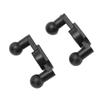 2pcs RC Helicopter Connect Buckle Bulb Spare Parts Plastic Black RC Airplane Accessories for Wltoys