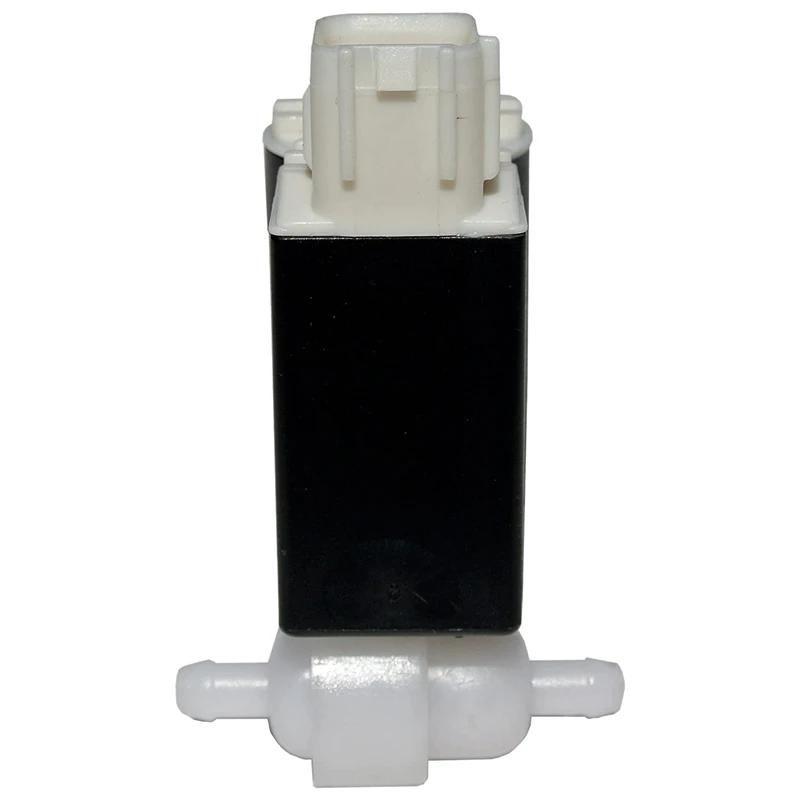 New Washer Fluid Pump 98510-2V100 Windshield Washer Pumpfor 2013-2016 Hyundai Santa Fe 2012-2016 Hyundai Veloster Black-straight head