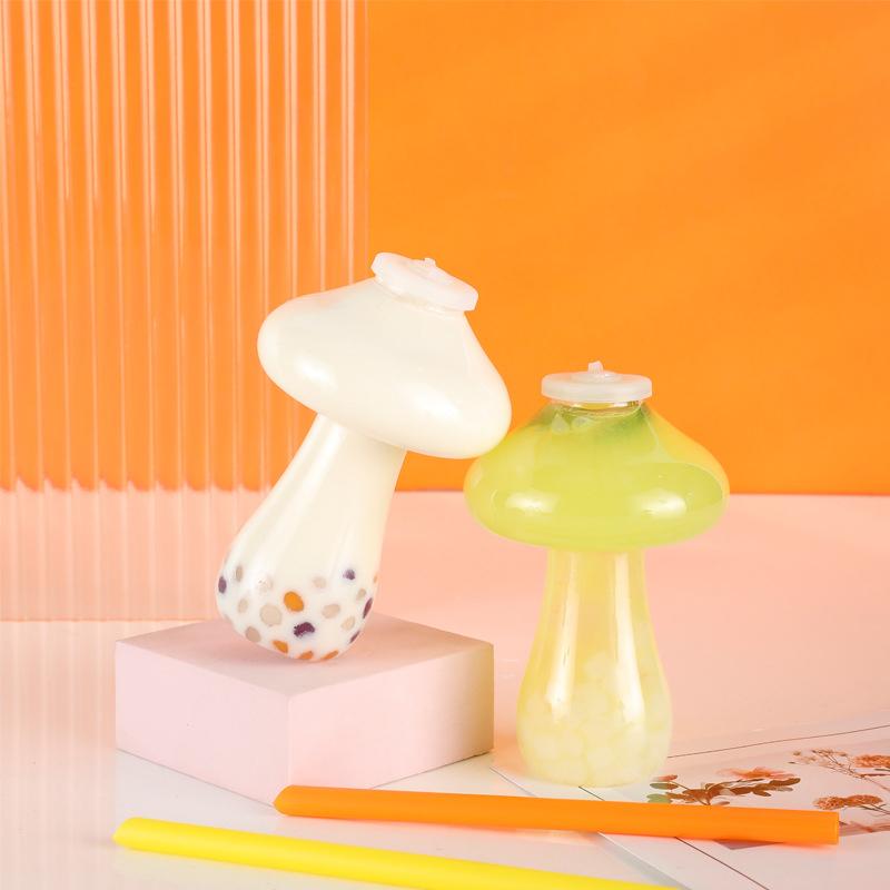 1/3ks Kawaii Lahve na vodu na mléčný čaj, kávu, džus, přenosný kelímek na pití, domov, průhledná láhev na nápoje na džusování