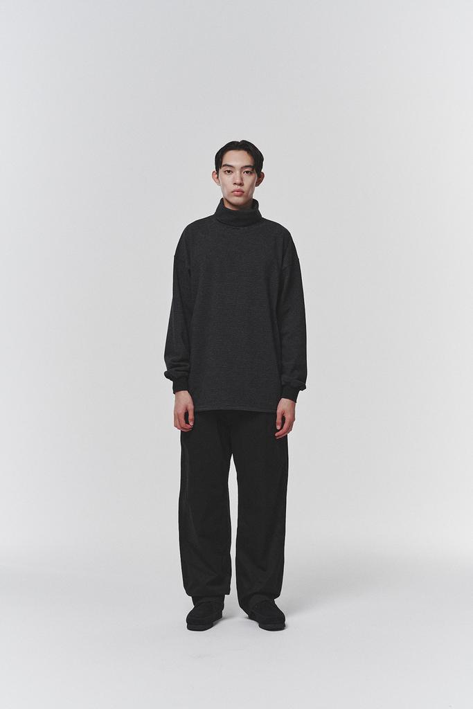 HISHANDER [O.F.C] Officer Wide Chino Pants [Black]