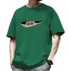 Men's Cotton Short-sleeved Printed Crew Neck Top Loose T-Shirts Men’s