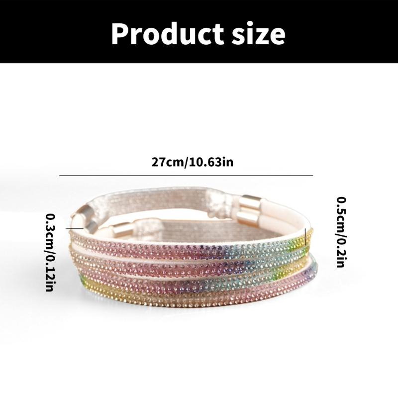 2Pcs Rhinestones High Heel Adjustable Shoe Belt for Women Antiskid Ankle Support Straps with Elastic Band Shoe Straps