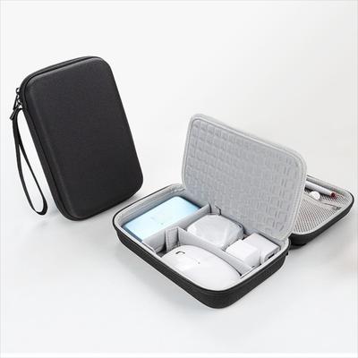 Organisateur Électronique de Voyage Grande Capacité Étui Rigide Résistant aux Chocs Pochette pour Disque Dur Numérique Clé USB Étui de Transport Imperméable