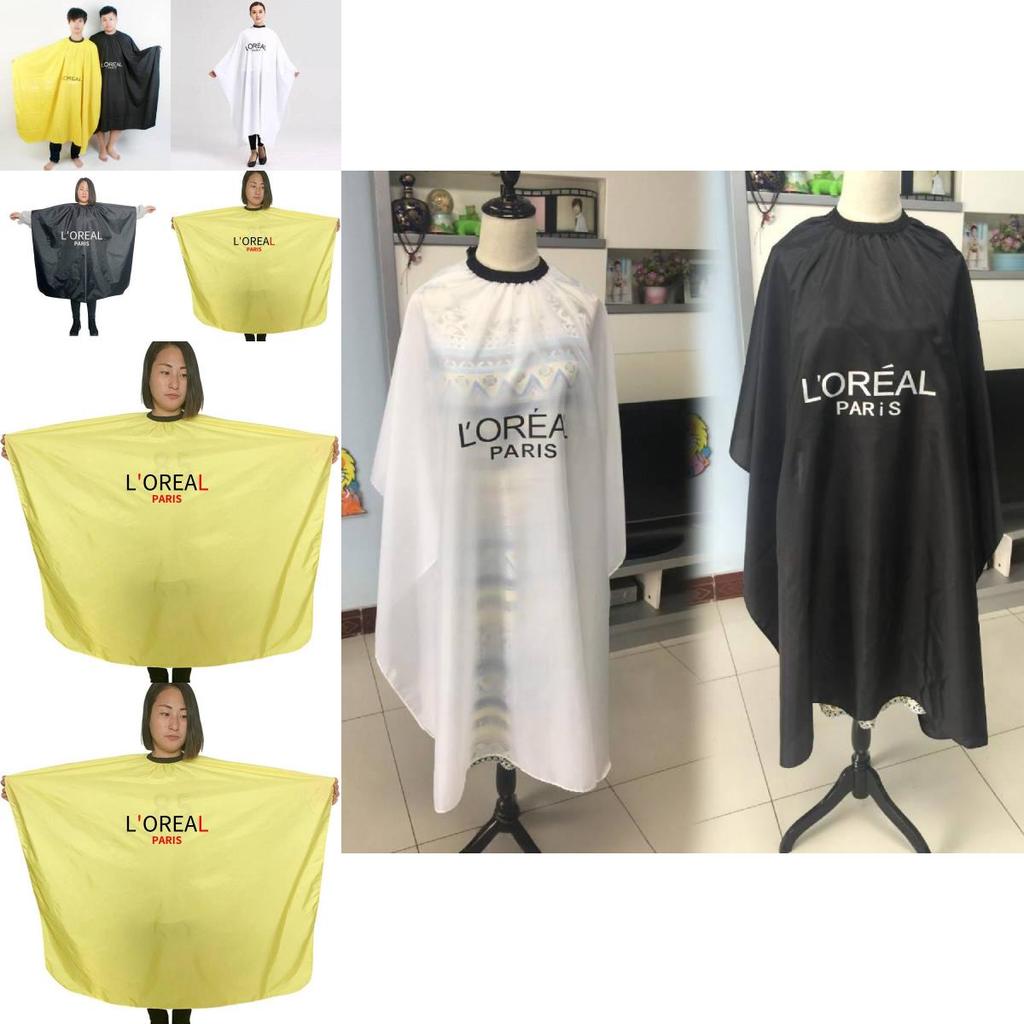 Polyester Barber Apron For Hair Stylists With Water Resistant And Oil Repellent Features
