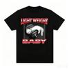 Funny Cat Dumbbell Print Round Neck Tshirt For Adult And Kids Casual Loose Short Sleeve Top Summer Clothes Graphic T Shirts