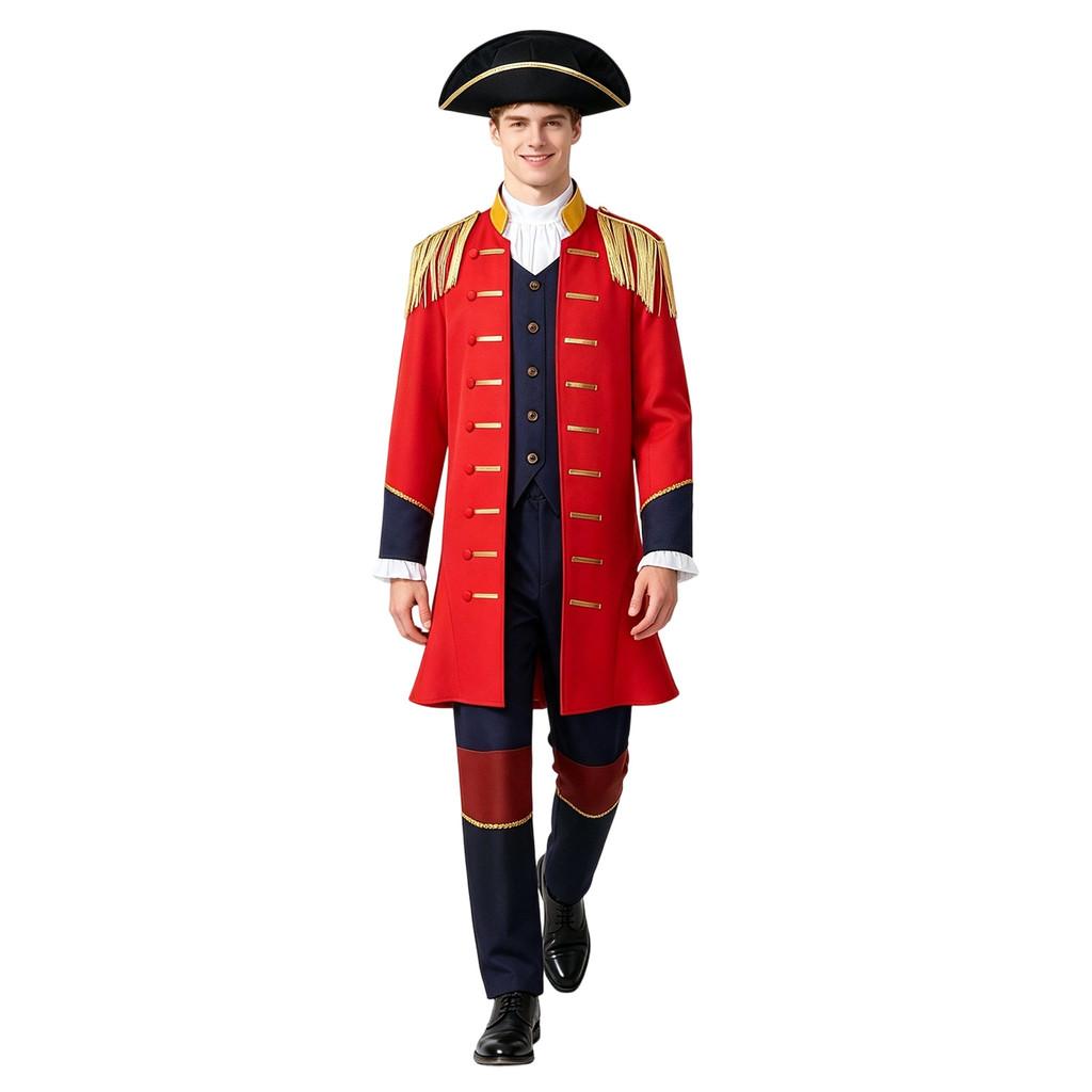Herren Kolonialsoldaten Cosplay Kostüm Aus Polyesterstoff Für Anime Und Spiel Rollenspiel