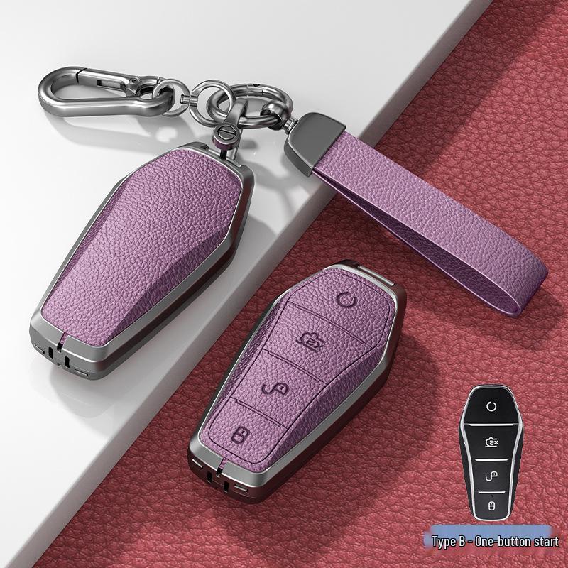 BYD Han Key Case: Fits BYD Qin Pro, Song Max, New Energy, Tang, and Song Plus Car Bagi with Metal Shell