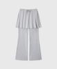 Miyuki Miuki Skirt Pants (Melange Gray)