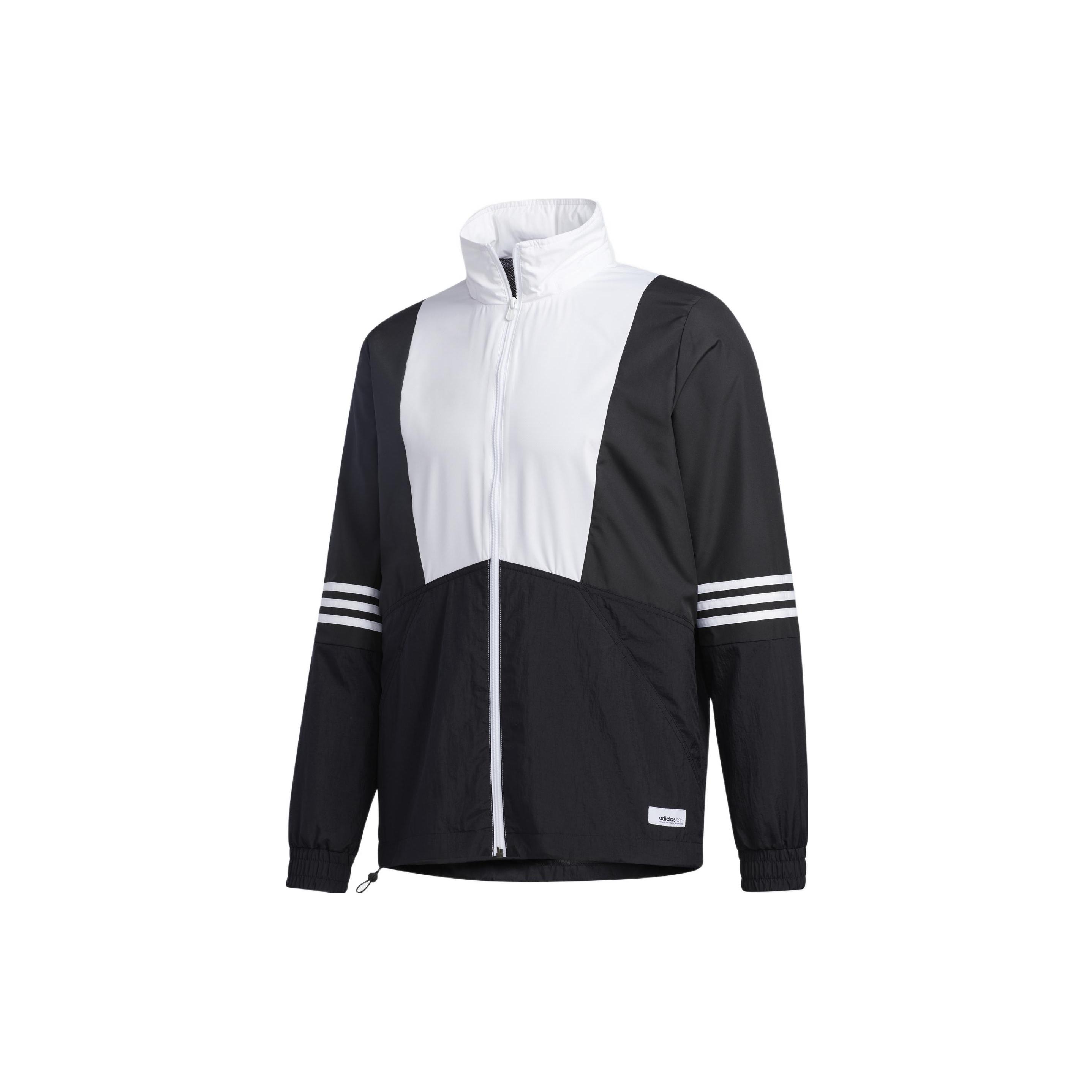 Adidas Neo Куртки Мужские Черные С Капюшоном Умеренные Другие GJ8767 XL