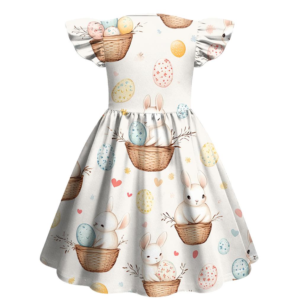 Children's Fashion Casual Flying Sleeve Dress