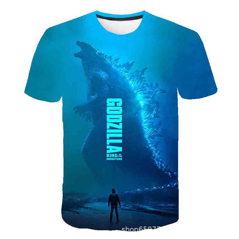 Summer Short Sleeved T-shirt Monster Series 3D Printed Casual T-shirt