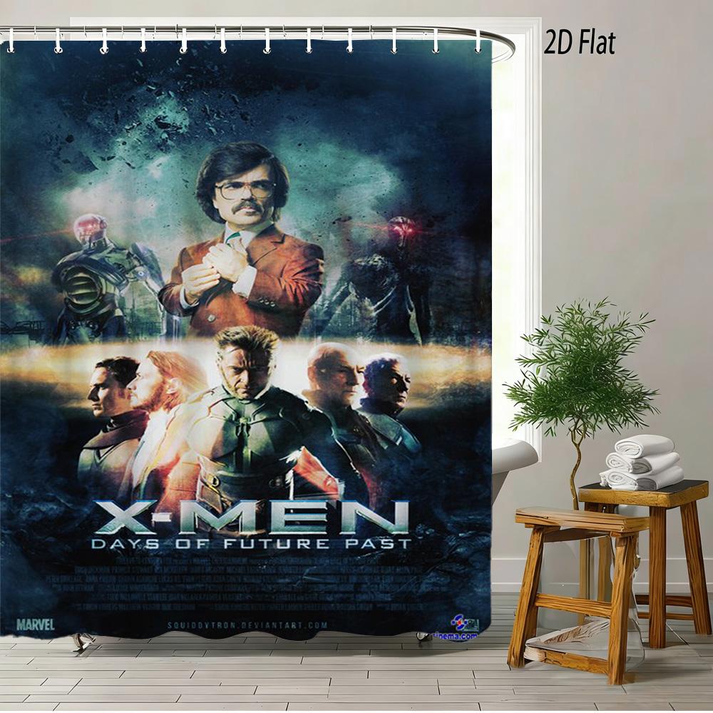 Spider-Man On London Landmark Waterproof Shower Curtain For Superhero Bathroom Decor