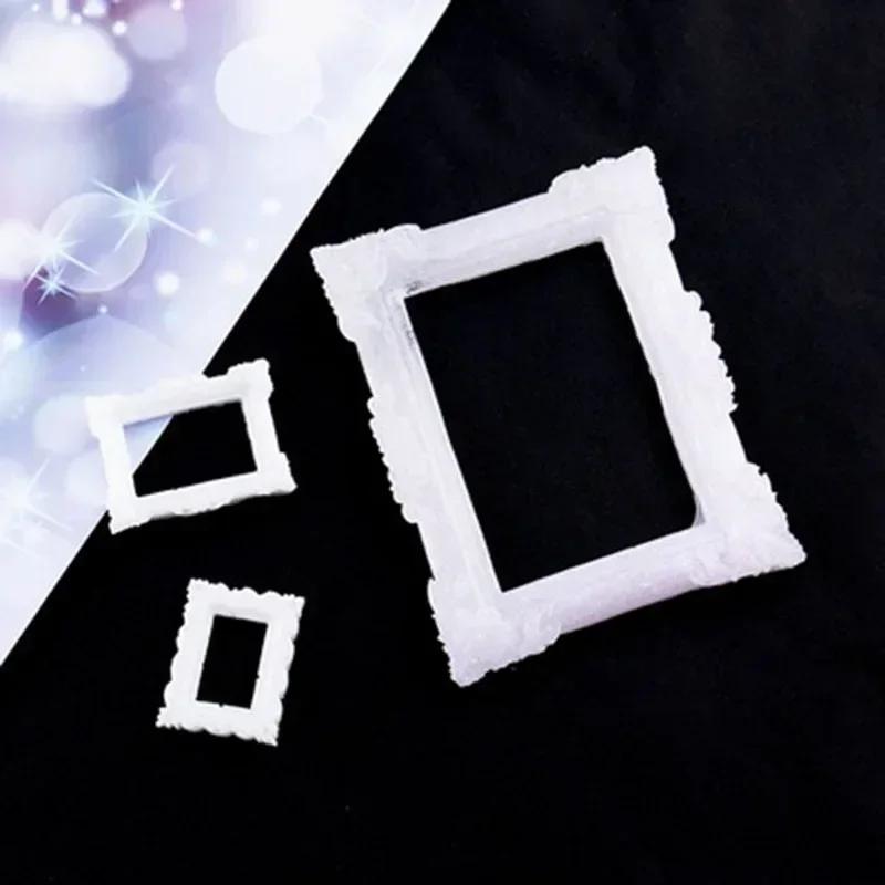 New Handmade Creative Frame Set Jewelry Box DIY Crystal Epoxy Resin Mold Silicone Storage Box Mold Jewelry Making Tool Accessory