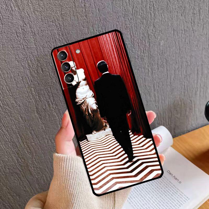 Twin Peaks Case For Samsung Galaxy S22 Ultra S21 S20 FE S8 S9 S10 Plus Note 10 20 S23 Ultra Back Cover