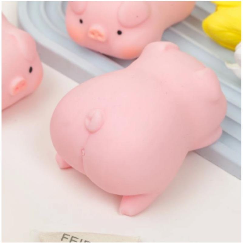 1Pc Cute Q-Pin Pinch Le Decompression Small Toy Slow Rebound Pressure Reduction Tool For Children Adult Vent Dolls