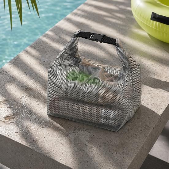 Xiaobudian Multifunctional Storage Bag, with Top Buckle Design, Waterproof EVA Beach Bag for Toiletries Cosmetics Swimsuit Towels