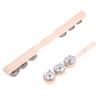 Mão de Madeira Orff 3/6 Sino Instrumento de Percussão Portátil Para Entusiasta de Música Bebê Chocalho de Madeira Brinquedos Educativos para Crianças