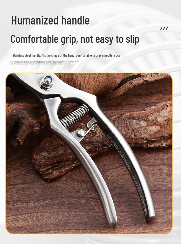 Heavy-Duty Garden Shears for Pruning Trees and Flowers