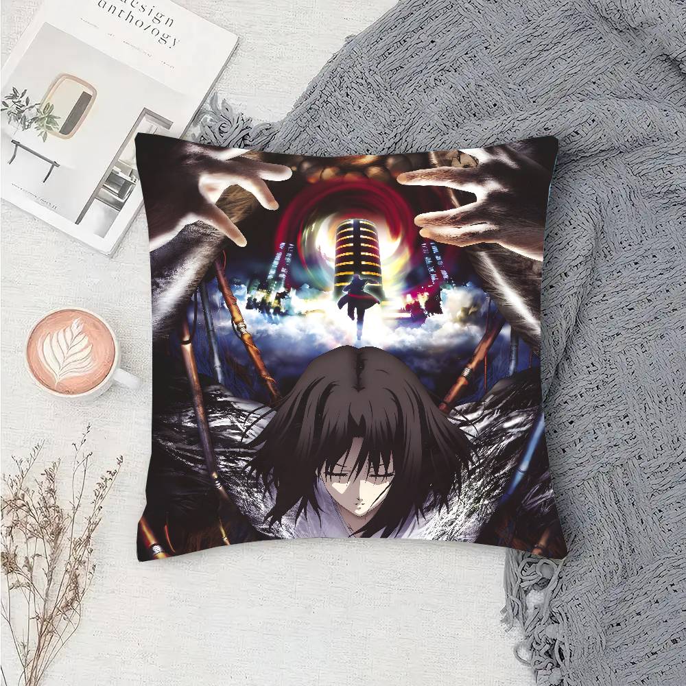 Animation The Garden Of Sinners Pillow Case Fashion Square Pillowcase Bedroom Sofa Room Ins Decoration Leisure